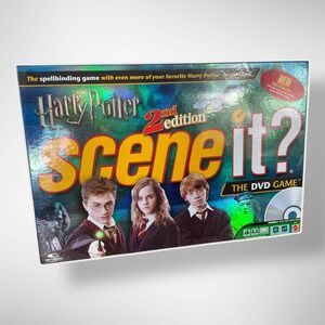 Harry Potter Scene It 2nd Edition DVD Board Game Mattel 2007 K5807 Complete
